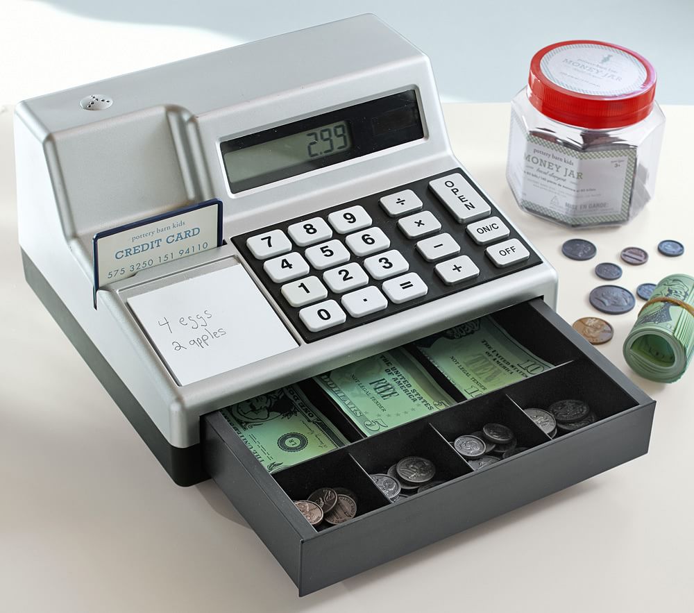 Cash Register & Play Money